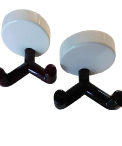 10 Stück Wandhaken, 2-fach Creme (1)